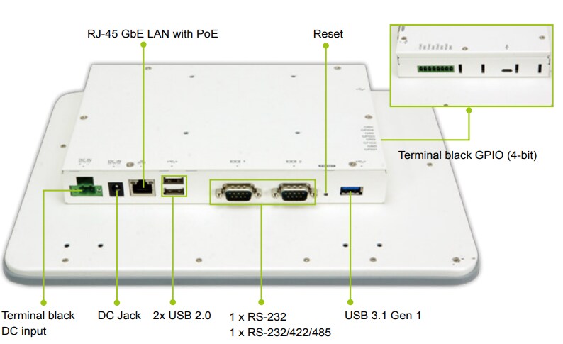 IEI Technology IOVU-210AD-RK39 Panel PCs